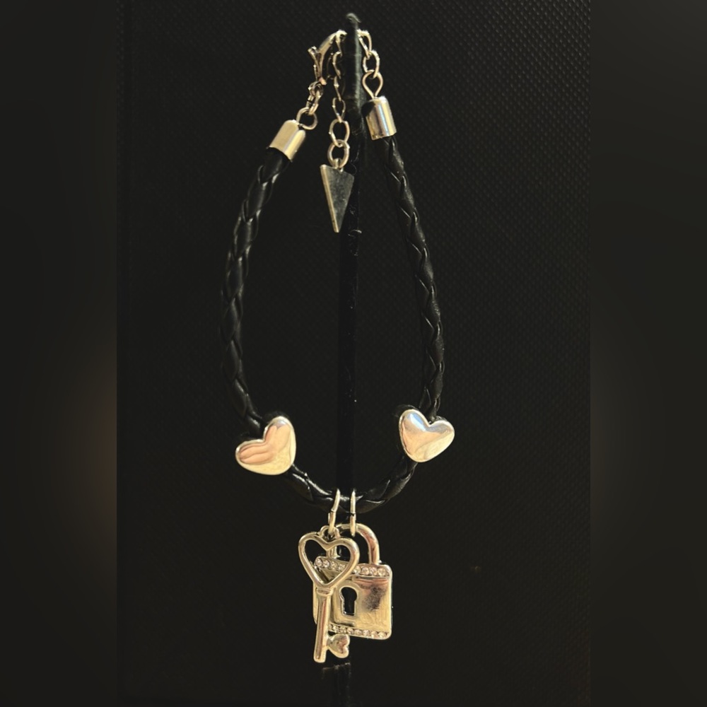 Lock and Key Charm Bracelet